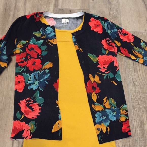 womens floral cardigan